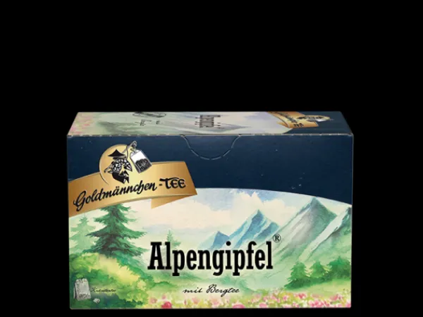 Goldmännchen-TEE Gipfelstürmer | Alpengipfel mit Bergtee