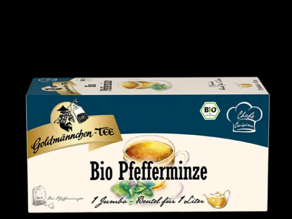 Goldmännchen-TEE Biotee | Bio-Pfefferminze