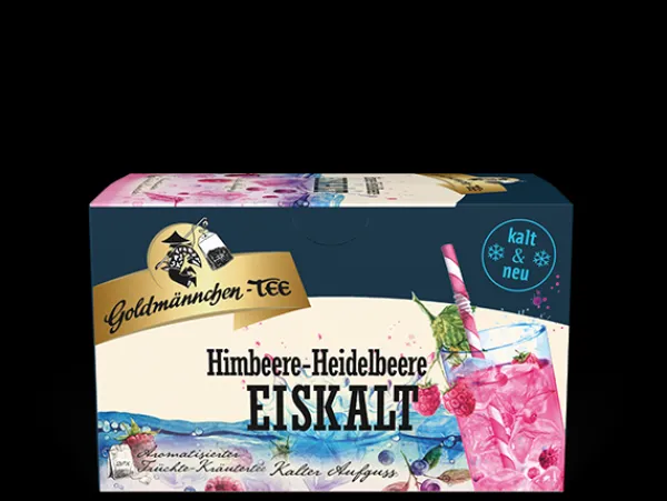 Goldmännchen-TEE Sommerzeit | EISKALT Himbeere-Heidelbeere