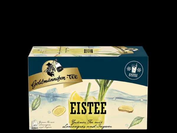 Goldmännchen-TEE Sommerzeit | Eistee Grüner Tee Lemongras-Ingwer