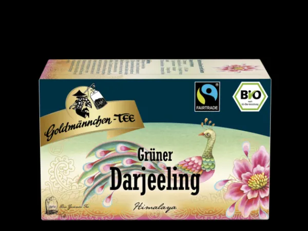 Goldmännchen-TEE Biotee | Grüner Darjeeling